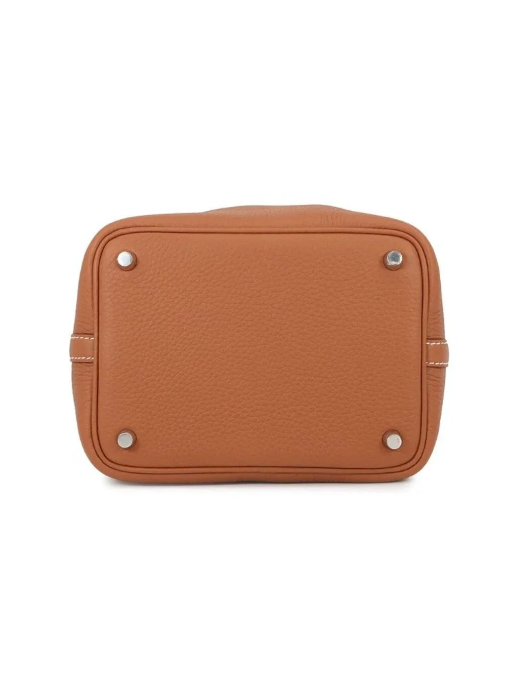 Hermes Handbag Picotin Lock PM Gold Silver Taurillon Clemence